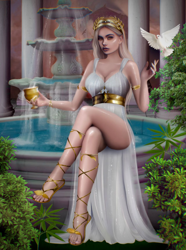 Hebe-Portrait Hebe Rejuvenation Goddess